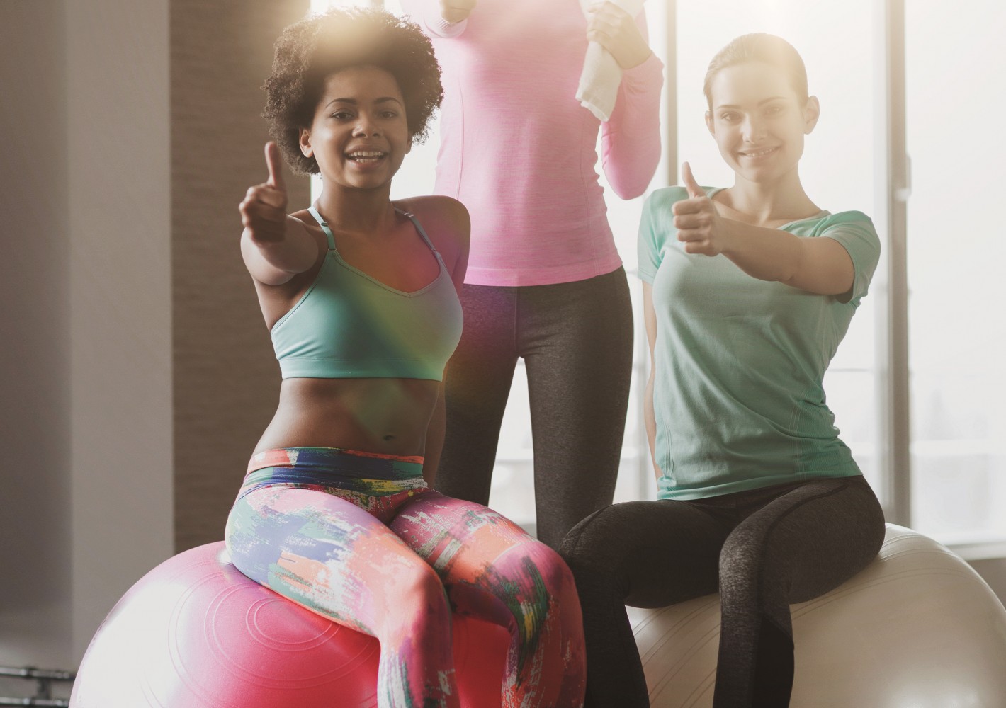 Koko kehon jumppapallo-ohjelma