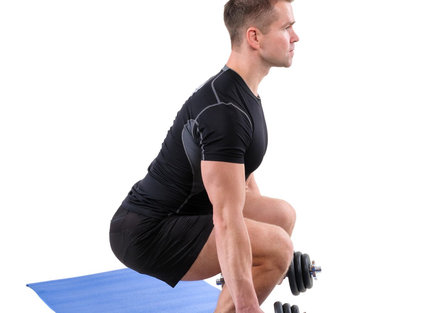 Treenit käsipainoilla